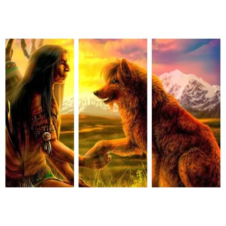 Quadro Decorativo Índio Garou Para Sua Casa - Quadros mais Menor preço em Quadro Decorativo Índio Garou Para Sua Casa - Quadros mais