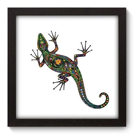 Quadro Decorativo - Lagarto - 22cm x 22cm - 018qnsap - Allodi Menor preço em Quadro Decorativo - Lagarto - 22cm x 22cm - 018qnsap - Allodi