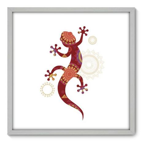 Quadro Decorativo - Lagarto - 70cm x 70cm - 020qnsdb - Allodi Menor preço em Quadro Decorativo - Lagarto - 70cm x 70cm - 020qnsdb - Allodi