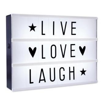 Quadro decorativo Lightbox - Kit girl é boa?