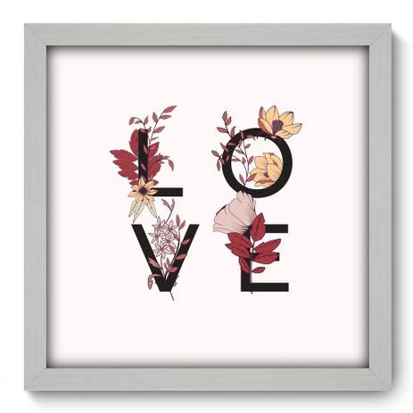 Quadro Decorativo - Love - 33cm x 33cm - 008qnrbb - Allodi Menor preço em Quadro Decorativo - Love - 33cm x 33cm - 008qnrbb - Allodi