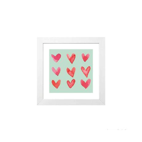 Quadro decorativo Love Lives Here 23x23cm branco Infinity é ruim? Quadro decorativo Love Lives Here 23x23cm branco Infinity é boa?
