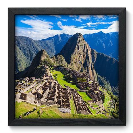 Quadro Decorativo - Machu Picchu - 33cm x 33cm - 077qnmbp - Allodi é boa?