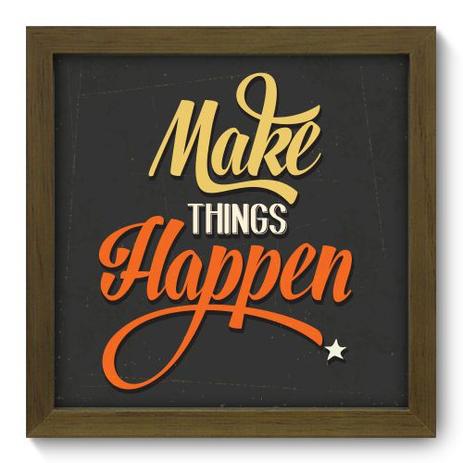 Quadro Decorativo - Make it Happen - 22cm x 22cm - 031qdrm - Allodi Menor preço em Quadro Decorativo - Make it Happen - 22cm x 22cm - 031qdrm - Allodi