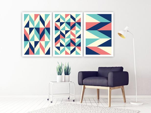 QUADRO DECORATIVO MDF -GRC1- 40x60cm - Dhb Menor preço em QUADRO DECORATIVO MDF -GRC1- 40x60cm - Dhb