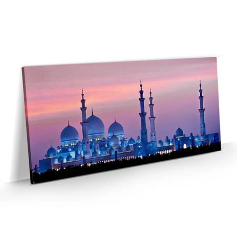Quadro Decorativo Mesquita Dubai Tela Tecido Canvas 80x40 - Bimper é ruim? Quadro Decorativo Mesquita Dubai Tela Tecido Canvas 80x40 - Bimper é boa?