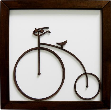 Quadro Decorativo - Modelo Bicycle - Me criative é boa?