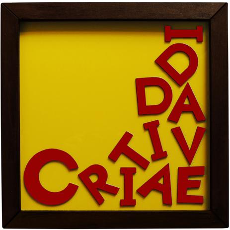 Quadro Decorativo - Modelo Criatividade - Me criative é boa?