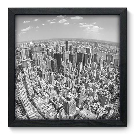 Quadro Decorativo - New York - 33cm x 33cm - 069qnmbp - Allodi é boa?
