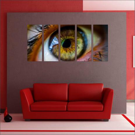 Quadro Decorativo Olhos Visão Medicina Biologia Mosaico 5 Peças GG2 - Vital quadros do brasil Menor preço em Quadro Decorativo Olhos Visão Medicina Biologia Mosaico 5 Peças GG2 - Vital quadros do brasil
