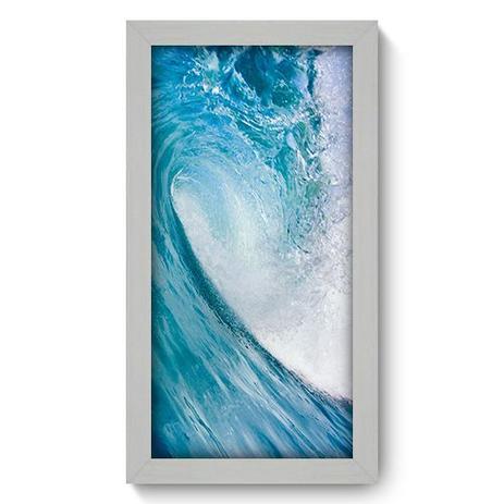 Quadro Decorativo - Onda - 19cm x 34cm - 297qddb - Allodi Menor preço em Quadro Decorativo - Onda - 19cm x 34cm - 297qddb - Allodi