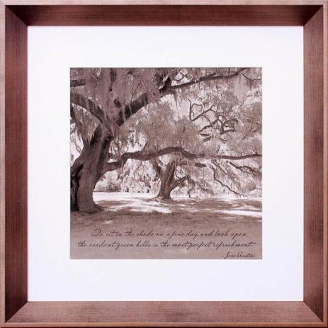 Quadro Decorativo Paisagem de Campo com Árvores Antigas 45x45cm - Decore pronto Menor preço em Quadro Decorativo Paisagem de Campo com Árvores Antigas 45x45cm - Decore pronto