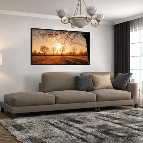 Quadro Decorativo Paisagem de Campo com Nascer do Sol 150x80cm - Decore pronto Menor preço em Quadro Decorativo Paisagem de Campo com Nascer do Sol 150x80cm - Decore pronto