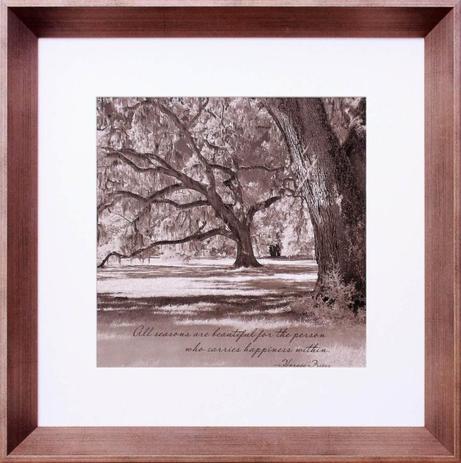 Quadro Decorativo Paisagem Parque com Árvores Antigas 45x45cm - Decore pronto Menor preço em Quadro Decorativo Paisagem Parque com Árvores Antigas 45x45cm - Decore pronto