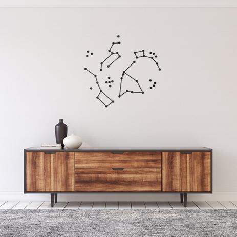 Quadro Decorativo Parede Astronomia Constelação 60cm - Decoraê Menor preço em Quadro Decorativo Parede Astronomia Constelação 60cm - Decoraê
