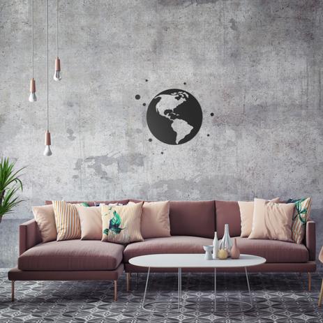 Quadro Decorativo Parede Astronomia Planeta Terra 60cm - Decoraê Menor preço em Quadro Decorativo Parede Astronomia Planeta Terra 60cm - Decoraê