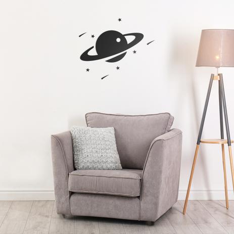 Quadro Decorativo Parede Astronomia Saturno 60cm - Decoraê Menor preço em Quadro Decorativo Parede Astronomia Saturno 60cm - Decoraê