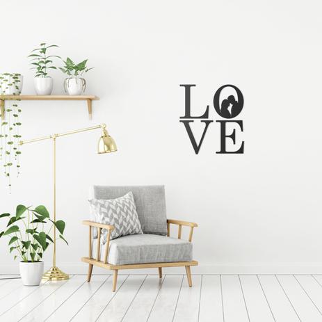 Quadro Decorativo Parede Escritas L O V E 60cm - Decoraê Menor preço em Quadro Decorativo Parede Escritas L O V E 60cm - Decoraê