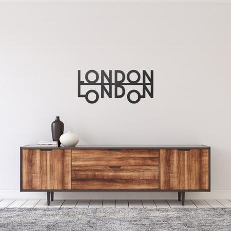 Quadro Decorativo Parede Escritas London 60cm - Decoraê Menor preço em Quadro Decorativo Parede Escritas London 60cm - Decoraê