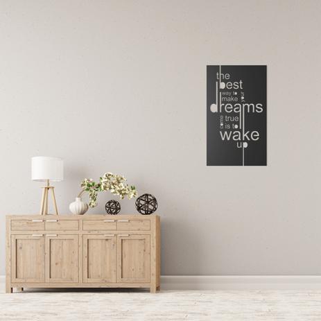 Quadro Decorativo Parede Escritas The Best Way 60cm - Decoraê é boa?