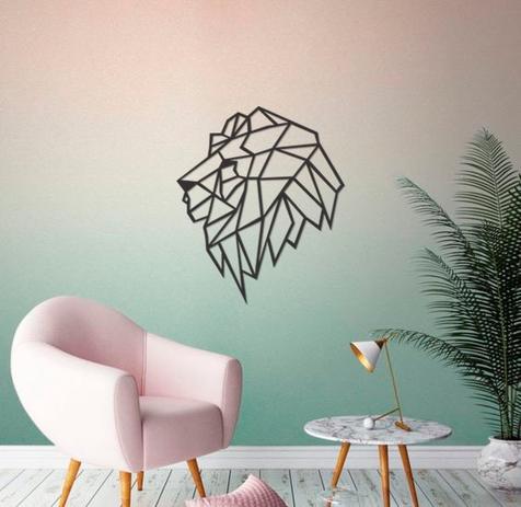 Quadro Decorativo Parede Escultura Placa Leão 2 60cm - Decoraê Menor preço em Quadro Decorativo Parede Escultura Placa Leão 2 60cm - Decoraê