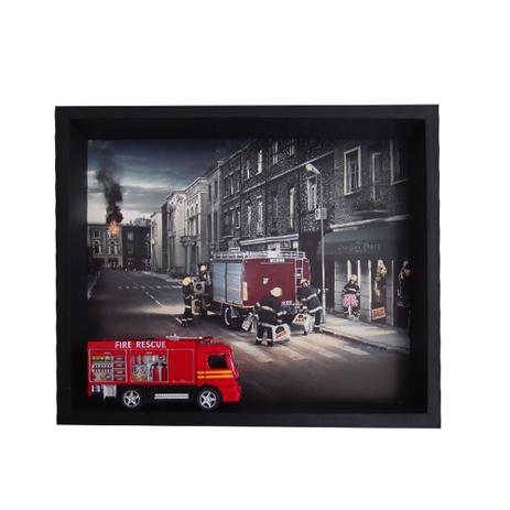 Quadro Decorativo Paris Fogo 3D Carrinho Scale Decoração - Maisaz Menor preço em Quadro Decorativo Paris Fogo 3D Carrinho Scale Decoração - Maisaz