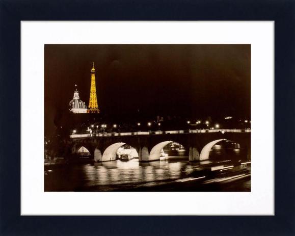 Quadro Decorativo Paris França Torre Eiffel Iluminada à Noite 100x80cm - Decore pronto Menor preço em Quadro Decorativo Paris França Torre Eiffel Iluminada à Noite 100x80cm - Decore pronto