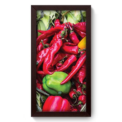 Quadro Decorativo - Pimenta - 19cm x 34cm - 241qdcp - Allodi é boa?