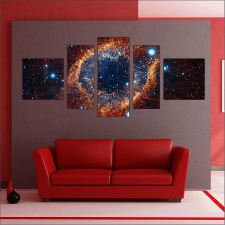 Quadro Decorativo Planetas Universo Terra Lua Galáxias Estrelas Espaço Sol 5 Peças TT3 - Vital Menor preço em Quadro Decorativo Planetas Universo Terra Lua Galáxias Estrelas Espaço Sol 5 Peças TT3 - Vital