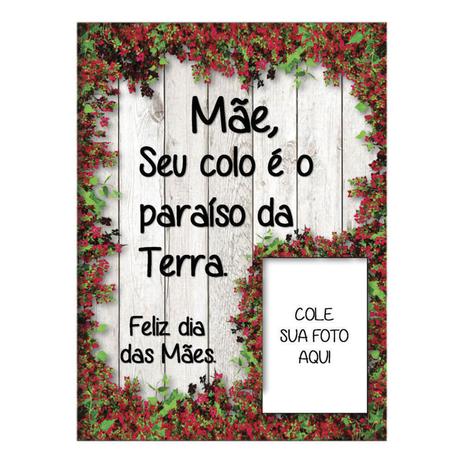 Quadro Decorativo Porta Foto Mãe seu colo é o paraíso da Terra - Art frame Menor preço em Quadro Decorativo Porta Foto Mãe seu colo é o paraíso da Terra - Art frame