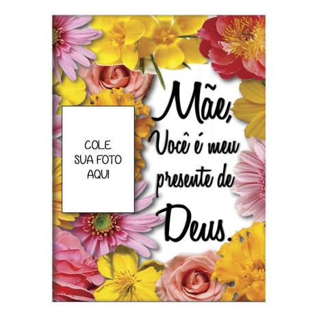 Quadro Decorativo Porta Foto Mãe Você é meu presente de Deus - Art frame Menor preço em Quadro Decorativo Porta Foto Mãe Você é meu presente de Deus - Art frame