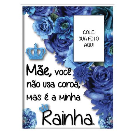 Quadro Decorativo Porta Foto Mãe você não usa coroa mas é a minha Rainha - Art frame Menor preço em Quadro Decorativo Porta Foto Mãe você não usa coroa mas é a minha Rainha - Art frame