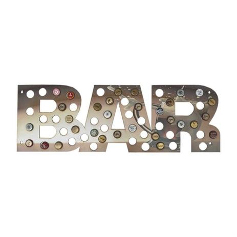 Quadro Decorativo Porta Tampinhas MDF Caneca 20x60 BAR - DRossi é boa?