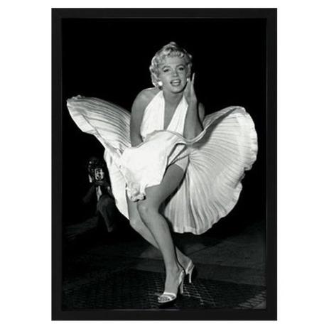 Quadro Decorativo Poster 3D Marilyn Monroe Vestido Esvoaçante 50x70cm - Decore pronto Menor preço em Quadro Decorativo Poster 3D Marilyn Monroe Vestido Esvoaçante 50x70cm - Decore pronto
