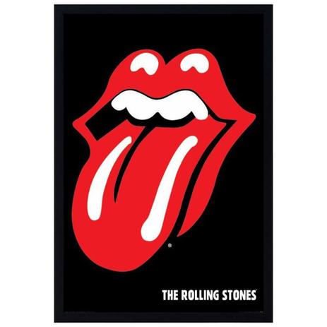 Quadro Decorativo Poster Banda The Rolling Stones s/ Vidro 60x90cm - Decore pronto Menor preço em Quadro Decorativo Poster Banda The Rolling Stones s/ Vidro 60x90cm - Decore pronto