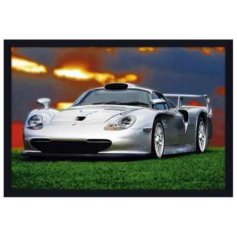 Quadro Decorativo Poster com Moldura Carro Esportivo Porsche 94x64cm - Decore pronto Menor preço em Quadro Decorativo Poster com Moldura Carro Esportivo Porsche 94x64cm - Decore pronto