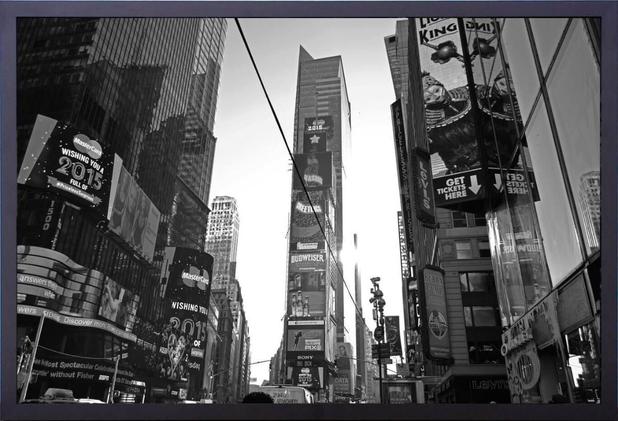 Quadro Decorativo Poster com Moldura e Vidro Times Square New York 90x60cm - Decore pronto Menor preço em Quadro Decorativo Poster com Moldura e Vidro Times Square New York 90x60cm - Decore pronto