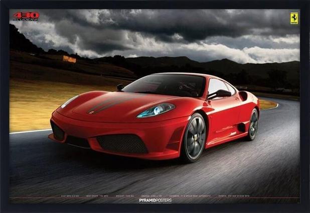 Quadro Decorativo Poster Ferrari 430 Scuderia s/ Vidro 90x60cm - Decore pronto Menor preço em Quadro Decorativo Poster Ferrari 430 Scuderia s/ Vidro 90x60cm - Decore pronto