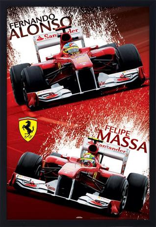 Quadro Decorativo Poster Ferrari F1 s/ Vidro 60x90cm - Decore pronto Menor preço em Quadro Decorativo Poster Ferrari F1 s/ Vidro 60x90cm - Decore pronto
