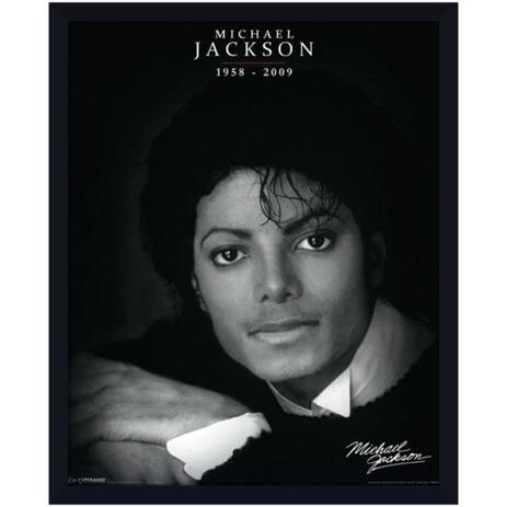 Quadro Decorativo Poster Michael Jackson s/ Vidro 40x50cm - Decore pronto Menor preço em Quadro Decorativo Poster Michael Jackson s/ Vidro 40x50cm - Decore pronto