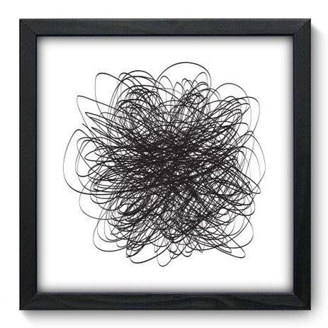 Quadro Decorativo - Rabiscos - 33cm x 33cm - 098qnabp - Allodi Menor preço em Quadro Decorativo - Rabiscos - 33cm x 33cm - 098qnabp - Allodi