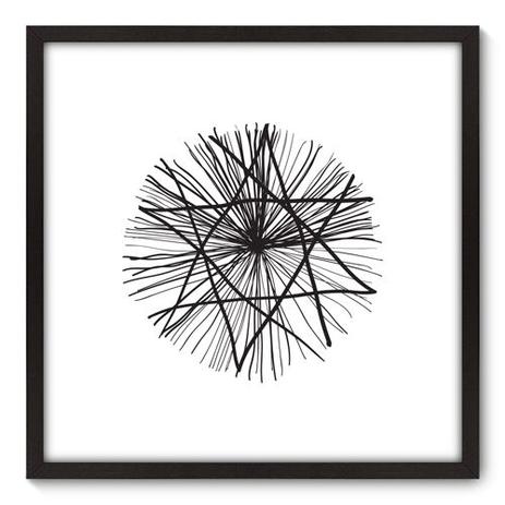 Quadro Decorativo - Rabiscos - 70cm x 70cm - 184qnadp - Allodi Menor preço em Quadro Decorativo - Rabiscos - 70cm x 70cm - 184qnadp - Allodi
