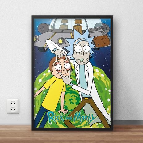 Quadro Decorativo Rick and Morty - Olha! - Carmélia personalizados é boa?