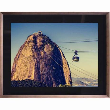 Quadro Decorativo Rio de Janeiro Pão de Açúcar Colorido 100x80cm - Decore pronto Menor preço em Quadro Decorativo Rio de Janeiro Pão de Açúcar Colorido 100x80cm - Decore pronto