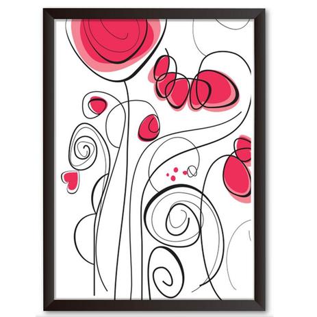 Quadro Decorativo - Rosas, Rosas Pinceladas - 25x19cm - Cool art é ruim? Quadro Decorativo - Rosas, Rosas Pinceladas - 25x19cm - Cool art é boa?