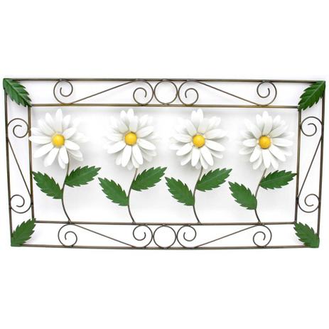 Quadro Decorativo Rustico de Ferro com Flores para Parede Colonial - Libertas Rosas Artesanato Menor preço em Quadro Decorativo Rustico de Ferro com Flores para Parede Colonial - Libertas Rosas Artesanato
