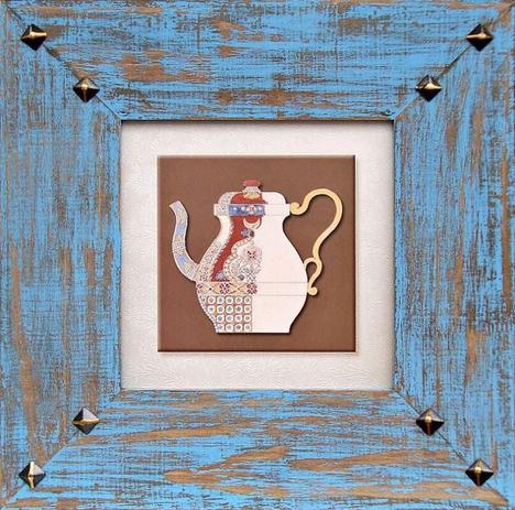 Quadro Decorativo Rústico Estilo Demolição Bule de Café 50x50cm - Decore pronto Menor preço em Quadro Decorativo Rústico Estilo Demolição Bule de Café 50x50cm - Decore pronto