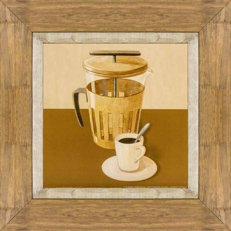 Quadro Decorativo Rústico Xícara de Café 40x40cm - Decore pronto Menor preço em Quadro Decorativo Rústico Xícara de Café 40x40cm - Decore pronto