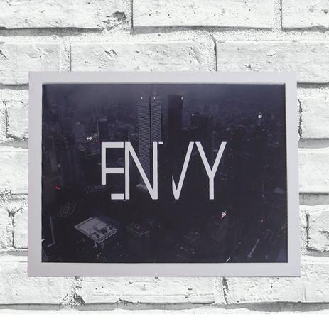 Quadro Decorativo Sala Metal Cidade Envy Cor Preto 29x41x2cm - Maisaz Menor preço em Quadro Decorativo Sala Metal Cidade Envy Cor Preto 29x41x2cm - Maisaz