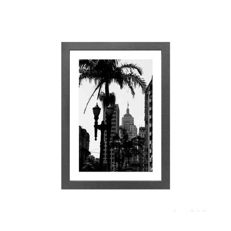 Quadro decorativo São Paulo 28x38cm cinza Infinity é boa?